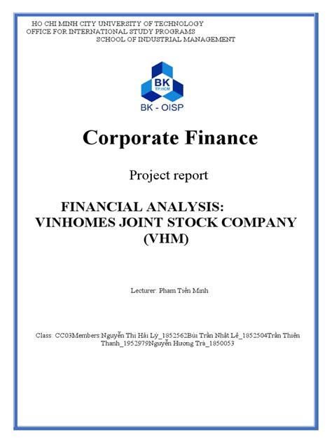vinhomes joint stock company annual report